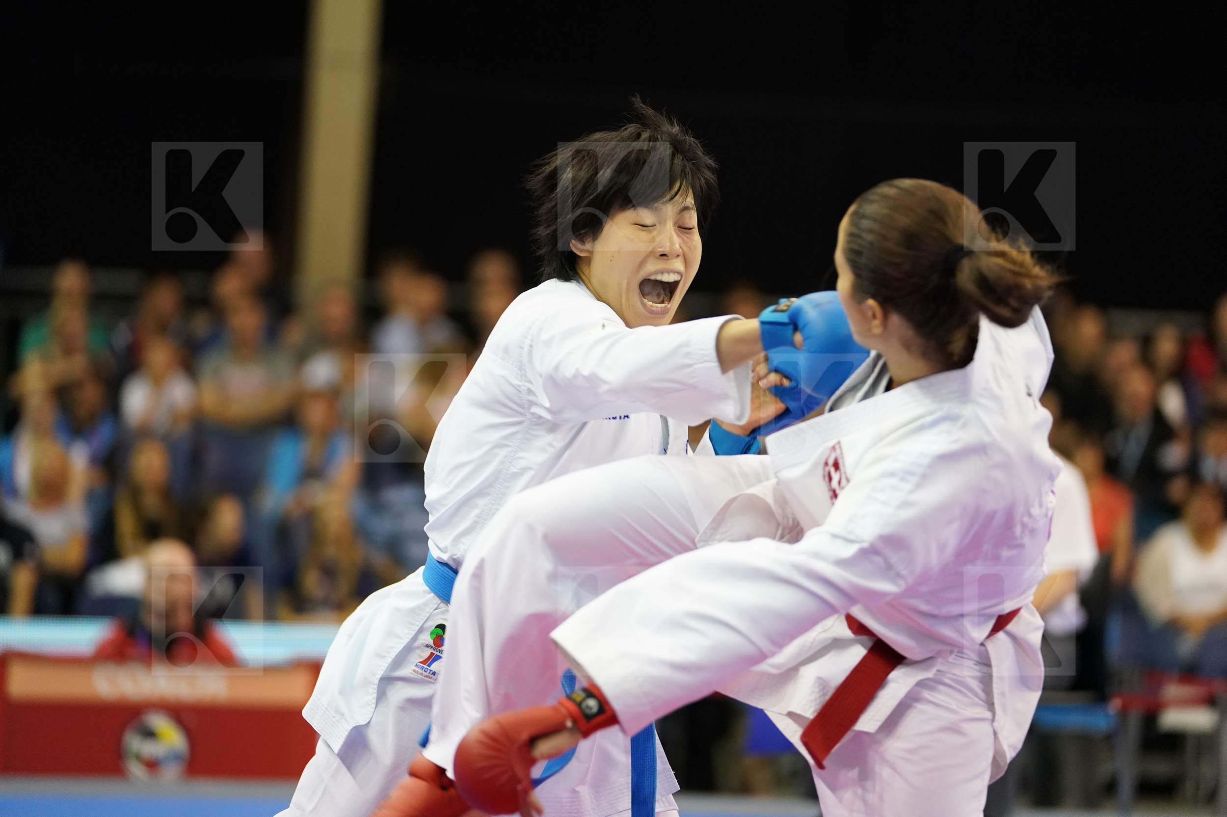 Female Kumite -68kg Japan Quirici Elena Someya Kayo Switzerland